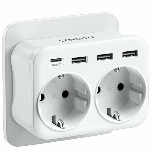 LENCENT Ladrao Enchufe 6 em 1 4000W