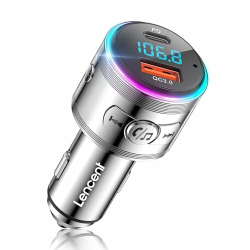 LENCENT Transmissor FM Bluetooth Coche 5.3