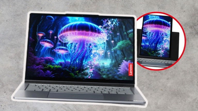 Lenovo surpreende com conceito de portátil com ecrã giratório (roda 90º!)