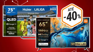 Leva o estádio para a tua casa: Smart TVs de 65" e 75" com descontos até 40% na Amazon!