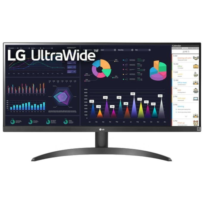 LG 29WQ500 29" UltraWide FullHD IPS 100Hz FreeSync Preto - Monitor para PC