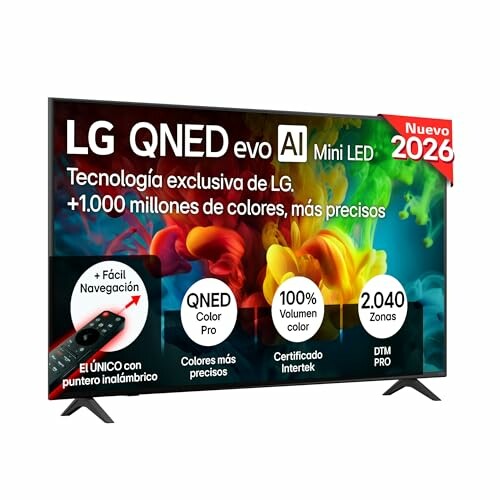 LG 55QNED82B6B Smart TV QNED evo AI 55" 4K 2026