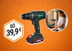 Lidl lança aparafusadora Parkside essencial em todas as casas por apenas 39,99 €