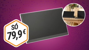 Lidl lança monitor portátil de 15" por apenas 79,99 € para o regresso às aulas