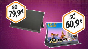 Lidl lança monitor portátil: mas a Amazon tem uma alternativa mais barata por 60 €