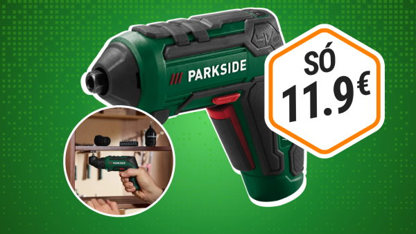 Lidl lança uma aparafusadora indispensável para teres em casa por 11,99 euros