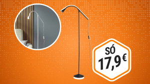Lidl lança candeeiro de pé LED por 17,99 € ideal para iluminar a tua casa