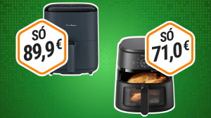 Lidl tem fritadeira de ar quente Moulinex, mas na Amazon está mais barata e é maior