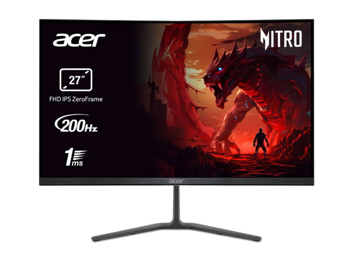 Monitor Gaming ACER KG270 X1BMIIPX (27'' - 1 ms - 200 Hz)