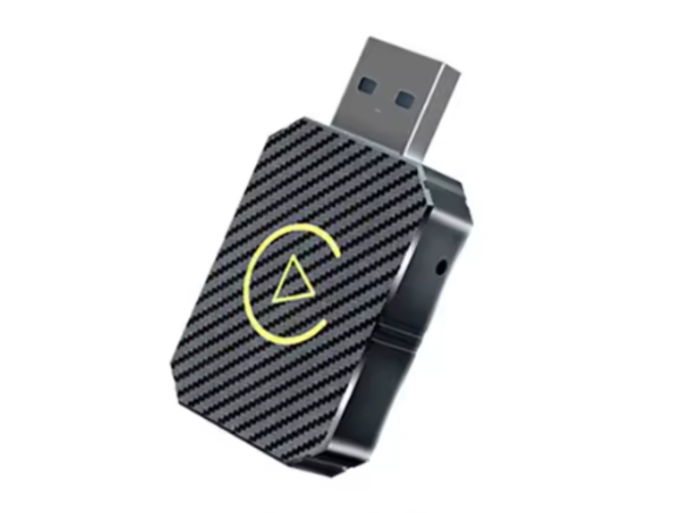 Sem fio CarPlay Android Auto Adapter, Com fio para sem fio