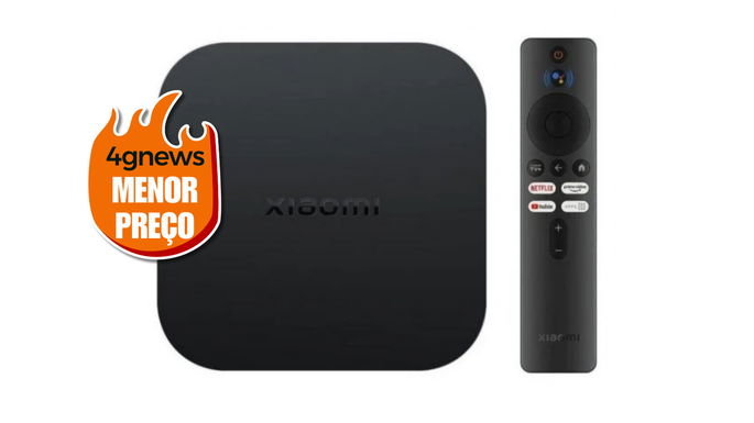 Xiaomi TV Box S (2nd Gen) 4K Ultra HD, processador poderoso