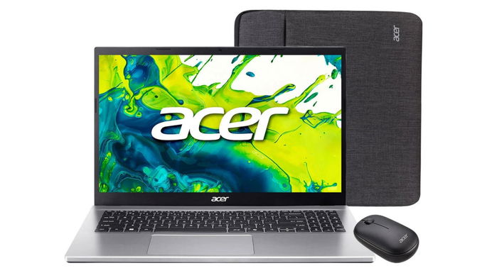 Pack Portátil ACER AG15-42P (15.6'' - AMD Ryzen 7 5825U - RAM: 32 GB - 1 TB SSD - AMD Radeon Graphics) + Rato + Sleeve