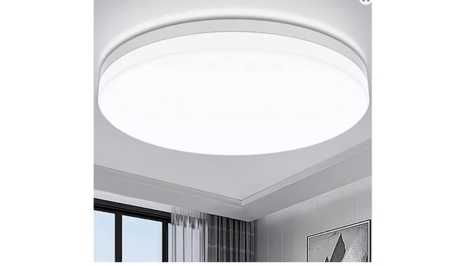 IRALAN-Luz de teto redonda ultra fina LED