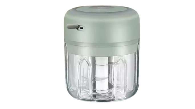 Picador de alho elétrico usb 250/100ml