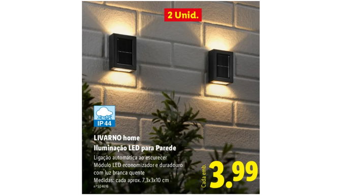 Luz de LED no lidl