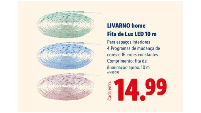 Luz de LED no lidl