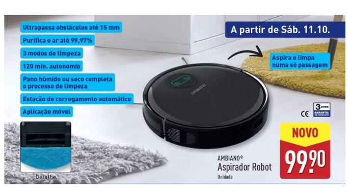 Aspirador Robot no Aldi