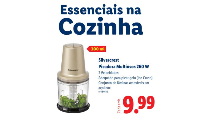 Picadora Multiúsos 260 W do lidl