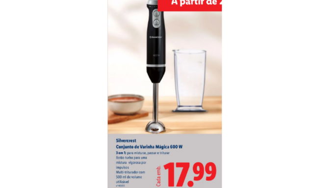 Conjunto de Varinha Mágica 600 W