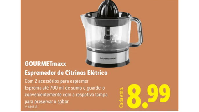Espremedor de Citrinos Elétrico do lidl