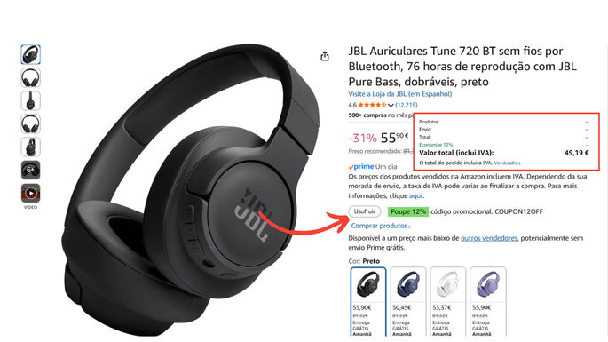 Oferta com o cupão!