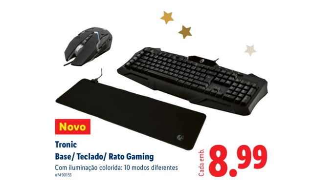 lidl teclado e rato