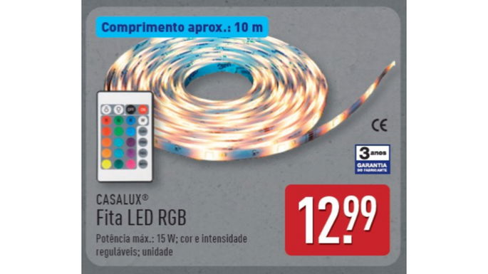 Luz de LED no Aldi