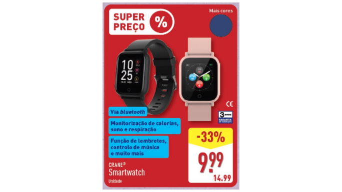 CRANE&reg; Smartwatch por menos de 10 euros