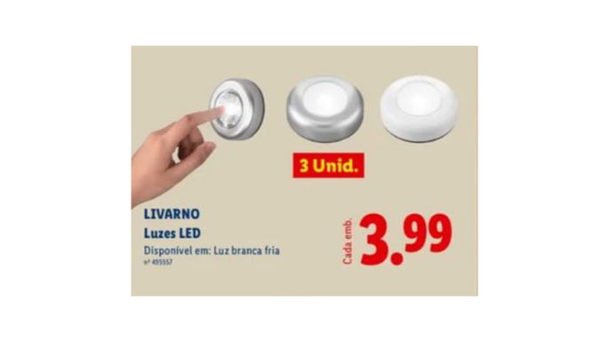 luz de led 3 packs