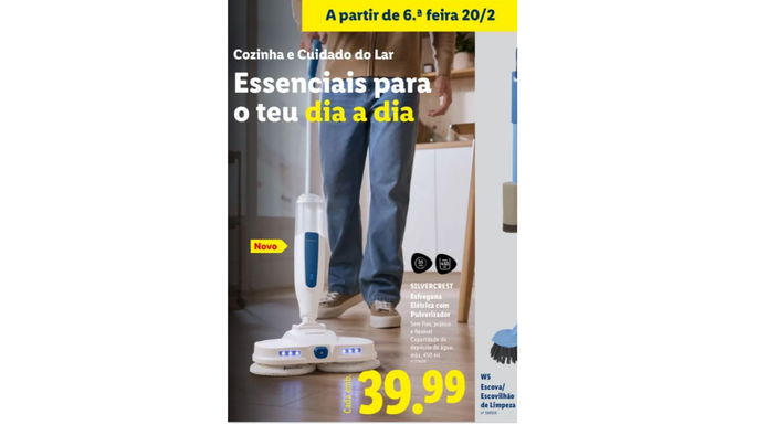 esfregona eletrica do lidl