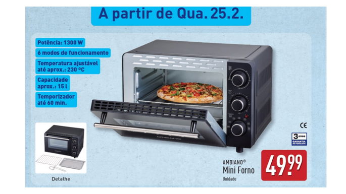mini forno ALDI