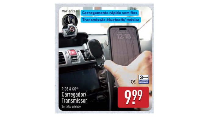 carregador por 9,99 euros