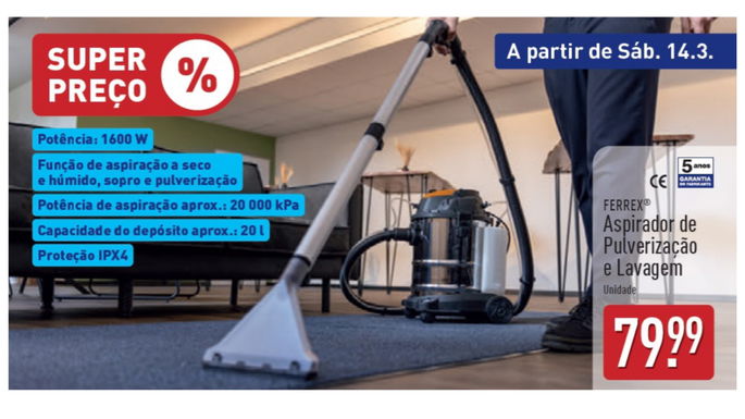 aspirador vertical por 79,99 euros