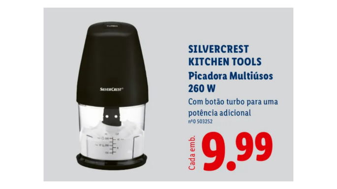 Picadora Multi&uacute;sos 260 W do lidl