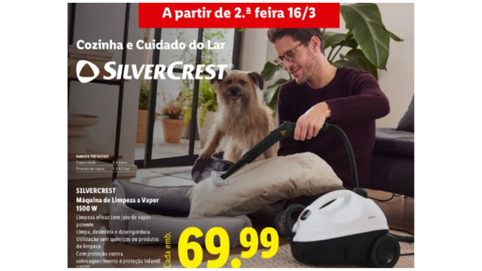 M&aacute;quina de Limpeza a Vapor 1500 W