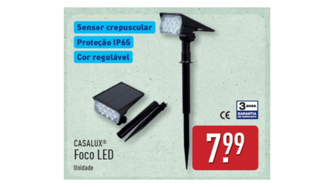 foco de LED por 7,99 euros