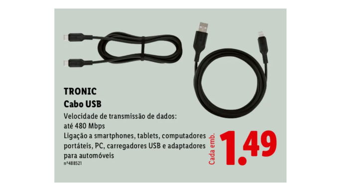 cabo USB