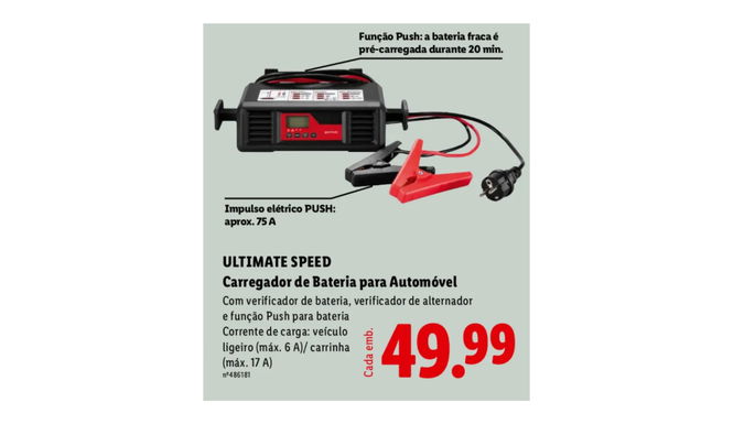 carregador de bateria para carro