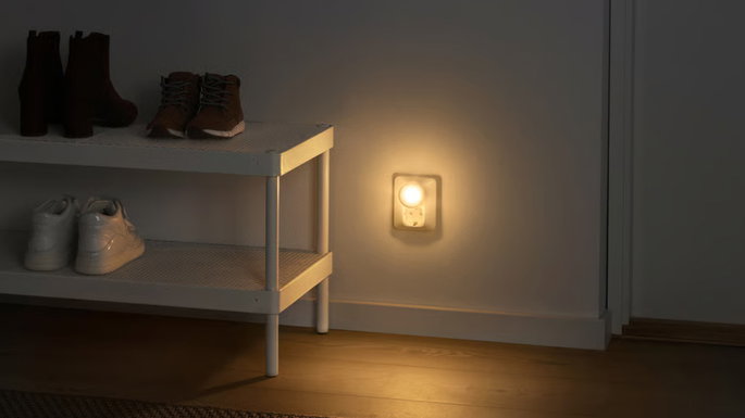 Luz presen&ccedil;a LED c/sensor, branco