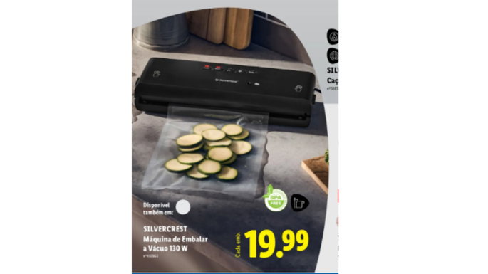 M&aacute;quina de Embalar a V&aacute;cuo 130 W