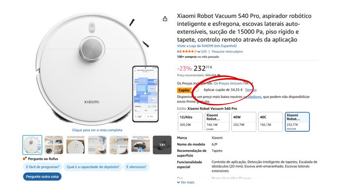 Captura de Ecr&atilde; Amazon