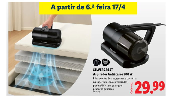 Aspirador Anti&aacute;caros 300 W