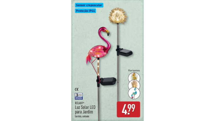 Luz Solar LED para Jardim