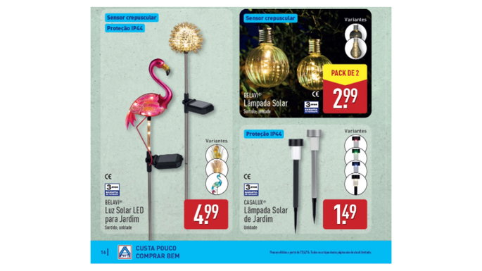 Luz solar por 1,49 euros