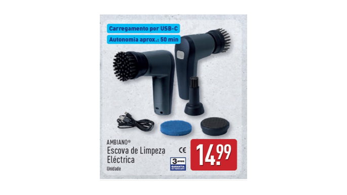 Escova de Limpeza El&eacute;ctrica