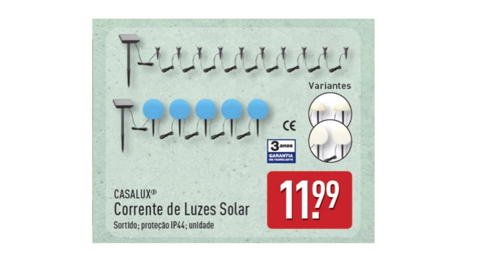 Corrente de luz Solar