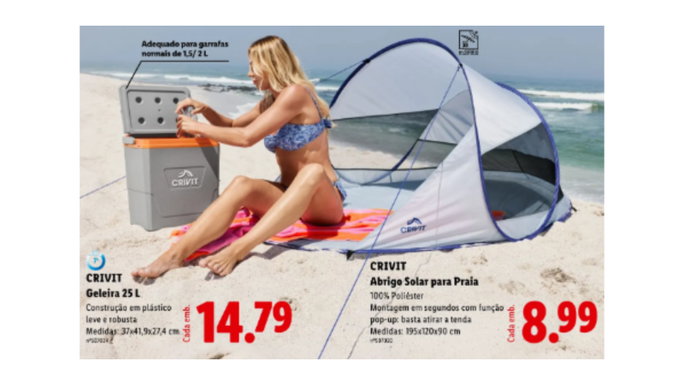Geleira 25 L no Lidl por apenas 14,89 euros