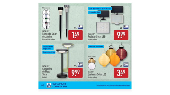 L&acirc;mpada Solar