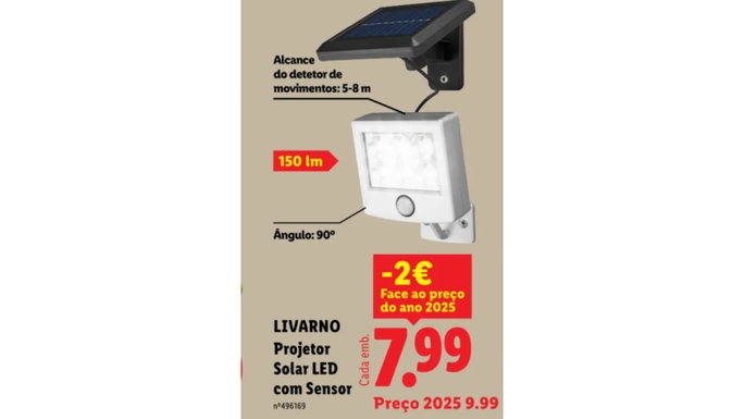 Luz solar LED LIVARNO