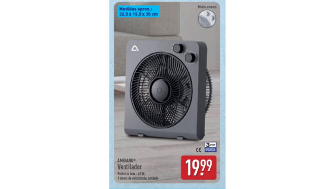 ventilador por apenas 19,99 euros